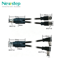 Connecteurs M5 M8 M9 M12 M16 M23 7/8 en cuivre, adaptateur de signal étanche IP67, prise aviation mâle/femelle 4-17 broches, câble de capteur