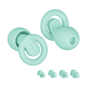 Tapones de Protección Auditiva Personalizados, Tapones para los Oídos con Cancelación de Ruido para Dormir, 33dB, Tapones de Silicona Suaves Reutilizables - Product Image 3