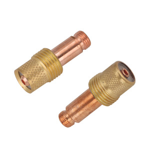 หัวเชื่อมทิก รุ่น QQ150 QQ160 WP17 ชุบทองแดง ระบายความร้อนด้วยอากาศ อุปกรณ์เสริมสำหรับเชื่อมอาร์กอน - Product Image 1