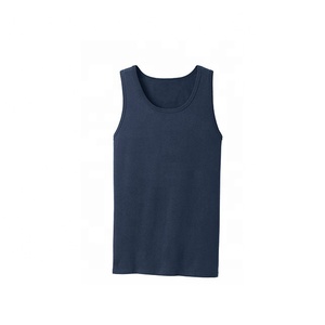 Qualité supérieure Hommes Stretch Débardeur 95% Coton 5% Spandex Conception Personnalisée pour Gym En Plein Air Fitness Singlet Hiver Brodé - Product Image 2