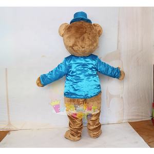 Di alta qualità CE <span class=keywords><strong>orsacchiotto</strong></span> Costume mascotte <span class=keywords><strong>orsacchiotto</strong></span> carino <span class=keywords><strong>orsacchiotto</strong></span> Costume mascotte con cappello e <span class=keywords><strong>vestito</strong></span> per la vendita - Product Image 5