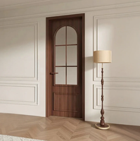 Porte coupe-feu en bois de 20 à 90 minutes de résistance au feu, design Shaker moderne, porte d'entrée d'hôtel personnalisée
