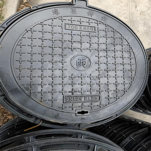 En124 D600 E600 Vierkante En Ronde Nodulair Gietijzeren Putdeksels Voor Watertanks Rioolwaterzuiveringsgietproducten - Product Image 4