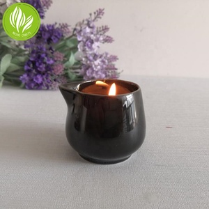 Di alta qualità fatto a mano in ceramica bombola di massaggio portacandele all'ingrosso per matrimoni natale per candele vaso visualizza lanterne - Product Image 5