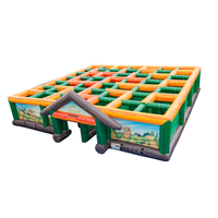 Labyrinthe géant gonflable en forme de maïs, jeu sportif, maison hantée, en PVC, facile à installer pour la location