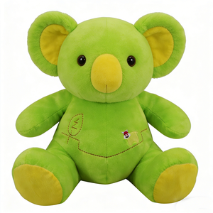 Peluche de koala verde personalizado, peluche de koala, peluche de animal del bosque, peluche de koala adorable, juguete de koala natural - Product Image 3