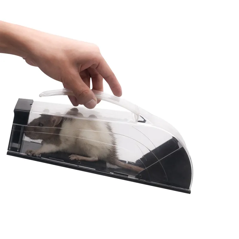 Harter Kunststoff-Mausfänger für den Innenbereich hochwertiger ungiftiger Mausfänger funktioniert mit attraktivem Hand-Rattenmörder