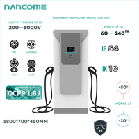 Chargeur rapide CC haute puissance Nancome 160kW pour dépôts de flotte