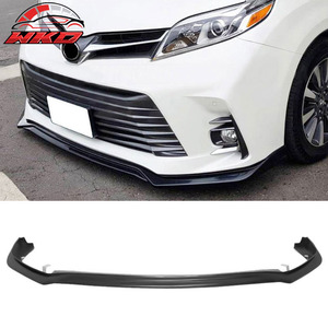 Fits For Toyota Sienna 18-20 MP Style Front Bumper Lip Spoiler <b>Splitter</b> Unpainted PU Auto Parts Automotive Accessories - Product Image 1