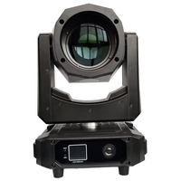 MAITE 300W Projecteur Beam à Tête Mobile Ra95 8000K en Alliage d'Aluminium Double Prisme Contrôle DMX512 Dimmable pour Discothèques, DJ, Fêtes, Scènes et Clubs Nocturnes