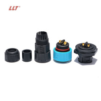 Connecteur étanche à montage frontal LLT M25 600V 35A 3 broches mâle femelle