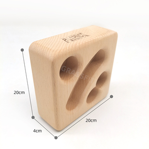 Escalade Hangboard en bois poignée renforcement avant-bras exercice pour grimpeurs athlètes - Product Image 4