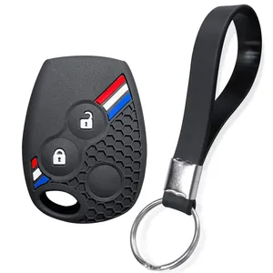 Étui de <span class=keywords><strong>clé</strong></span> télécommande en gel de silice pour Logan I 2 3 Clio Twingo Duster <span class=keywords><strong>Sandero</strong></span> Stepway Nissan Terrano Almera 2 boutons - Product Image 1