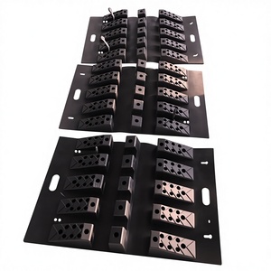 Placa de <span class=keywords><strong>Puente</strong></span> para Mangueras Contra Incendios JMFIRE, de Goma Resistente al Desgaste y a la Presión, con Ranura, Equipo de Extinción de Incendios, Negro, 85x57cm - Product Image 1