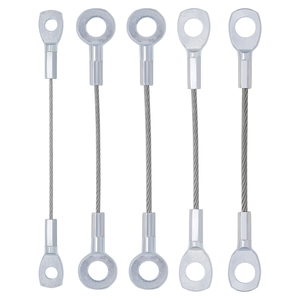Câble en acier à haute résistance de 3,0 mm avec extrémités à double œillet pour levage sécurisé, hoisting et usage industriel. - Product Image 2