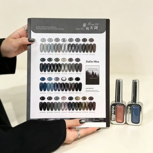 Vente en gros usine : Kit de vernis gel UV LED Soak-off DuDu Miss 28 couleurs, tons gris Misty Isle, avec nuancier, pour la vente en gros aux salons - Product Image 3