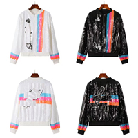 Ventes en gros personnalisées d'usine, designs d'équipes de basketball, veste, chemise, maillot San Antonio avec paillettes et strass