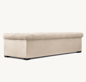 Sassanid OEM tradizionale soggiorno mobili divano <span class=keywords><strong>Modena</strong></span> Chesterfield divano con sedile trapuntato tessuto di lino - Product Image 3