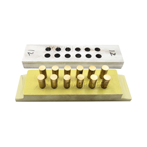 Strumenti fuochi d'artificio petardo fare stella piastra 12mm 12 fori piastra in alluminio con ottone pino - Product Image 3