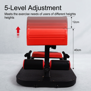 Banc de Squat Pliable en Acier pour la Maison, <span class=keywords><strong>Appareil</strong></span> d'Entraînement Abdominal et d'Assistance aux Squats, Équipement de Renforcement des Hanches et des Jambes - Product Image 3