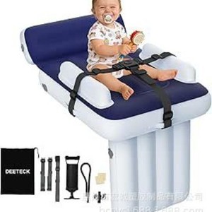 Lit de poussette gonflable pour bébé 80x50cm, matelas pliable en PVC pour voyage et camping - Product Image 5