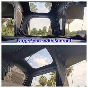 Carpa de <span class=keywords><strong>Techo</strong></span> para Acampar al Aire Libre, Diseño 2025, para 3-4 Personas, Carpa Rígida con Bisagras para Jeep RTT <span class=keywords><strong>4x4</strong></span> X - Product Image 5