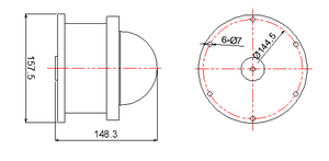 Caméra vidéo sous-marine IP68 caméra de <span class=keywords><strong>piscine</strong></span> en acier inoxydable 316 caméra d'<span class=keywords><strong>inspection</strong></span> sous-marine - Product Image 3