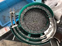 Machine d'alimentation vibratoire à cuve en plastique avec moteur et PLC, haute efficacité, faible coût, garantie 1 an