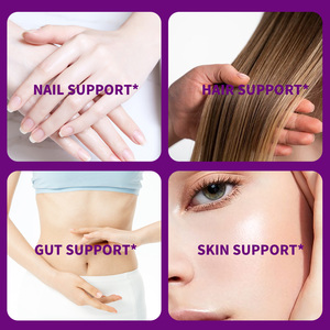 Suplemento de Belleza al por Mayor de Fábrica: Gotas Líquidas de Biotina Compleja con Vitamina B12 y Péptidos de Colágeno - Product Image 2