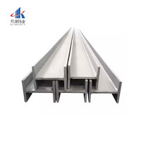 Vigas de acero estructural Tamaño estándar Galvanizado H-beam Precio por tonelada H Iron Beam I Steel