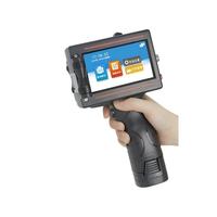 Imprimante jet d'encre portable M6 directe usine, machine de codage à écran tactile 4,3 pouces 600 dpi pour le marquage de date, code QR et logo