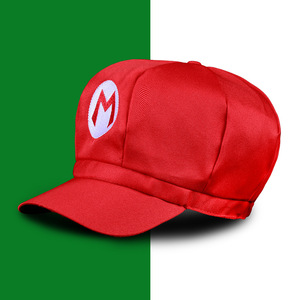 Sombrero de Super <span class=keywords><strong>Mario</strong></span> <span class=keywords><strong>Bros</strong></span> Unisex, <span class=keywords><strong>gorra</strong></span> de béisbol, disfraz de cosplay, kit de sombrero de Halloween para adultos y niños - Product Image 2