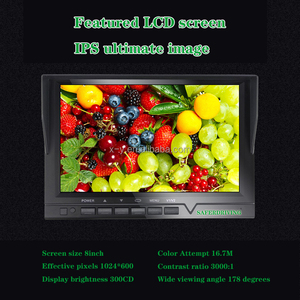 Bsd 7 inch ai hoạt động phát hiện thông minh DVR Màn hình máy ảnh DC 12V phổ xe bên gương phổ xe điểm mù cảm biến H.264 - Product Image 4