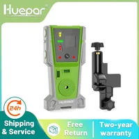 Détecteur laser industriel LR-8RG, récepteur numérique, faisceau vert et rouge, double lampe LED, auto-nivelant électronique, grande portée