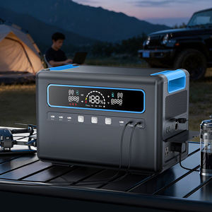 Generador Solar Portátil de 2400 Vatios con Batería Lifepo4, Enchufe Europeo y Estadounidense, Carga Rápida, Estación de Energía de 2000w 2400w para Acampar - Product Image 3