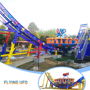 Grand manège soucoupe volante géant d'extérieur Shenzhou en acier et fibre de verre, grande capacité, pour centre commercial, à vendre - Product Image 1