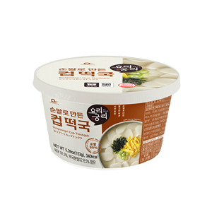 Comida satisfactoria con sabor a caldo, preparación fácil, Tteokguk coreano en vaso para uso en casa o en la oficina, solo agregue agua caliente. - Product Image 2