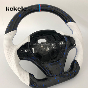 <span class=keywords><strong>Volant</strong></span> en carbone forgé bleu, personnalisation possible pour <span class=keywords><strong>BMW</strong></span> <span class=keywords><strong>E30</strong></span> E39 E60 E90 E92 E70 E84 E85 E89 M3 M4 2008-2011 - Product Image 5