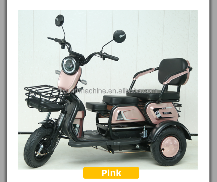 T3-XK Electric Moped Trike Versatile 3-Wheel Scooter