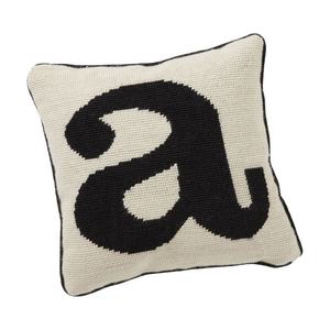Oreiller à l'aiguille Alphabet extérieur 100% <span class=keywords><strong>coton</strong></span> - Product Image 1