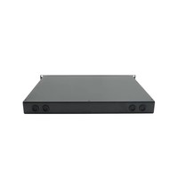 Wanbao ODF 1U Rack Mount 96 Core FTTH Fiber Optic Patch Panel avec Quatre Boîtiers Cassette MPO/MTP