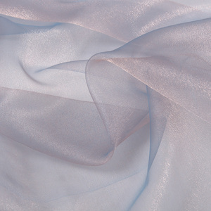 Nhà Sản Xuất Sáng Bóng <span class=keywords><strong>Polyester</strong></span> Chất Liệu Lưới Tinh Thể Organza Vải Cho Trang Phục - Product Image 4