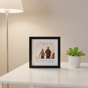 Cadre photo commémoratif 2026 – Cadeau de condoléances <span class=keywords><strong>pour</strong></span> la perte d'<span class=keywords><strong>un</strong></span> être cher – Cadre photo en bois avec citation de réconfort - Product Image 1