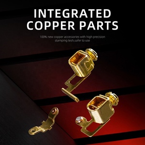 118*72 Mét nhà tường chuyển đổi và ổ cắm 1 gang push button ánh sáng + 3 cực ổ cắm điện ổ cắm với màu đen tấm Acrylic - Product Image 5