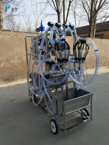 Machine à traire <span class=keywords><strong>mobile</strong></span> HL-JN03C <span class=keywords><strong>de</strong></span> pompe à vide <span class=keywords><strong>de</strong></span> 4 seaux pour le salon <span class=keywords><strong>de</strong></span> <span class=keywords><strong>traite</strong></span> portatif <span class=keywords><strong>de</strong></span> vache - Product Image 4