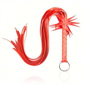 Fouet en cuir BDSM pour la fessée d'esclave - Product Image 1