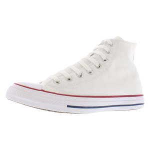 Chaussures Converse All Star Hi unisexes, blanc optique, taille 7, baskets tendance en toile - Product Image 1