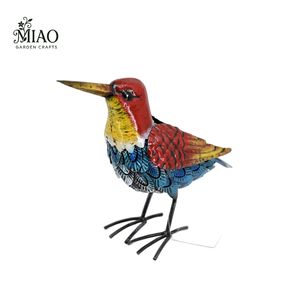 Scherpe Vogel Sculptuur Metalen Tuin Kunst Staande Decoratie Handgemaakte Duurzame Weerbestendige Tuin Geschenken Ornamenten Lente - Product Image 6