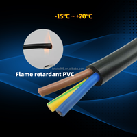 Harga Grosir Kabel Listrik H05VV-F 2-core 3-core 4-core 1.5mm2.5mm4.0mm6.0mm Berlapis PVC untuk LED dan Instalasi Rumah