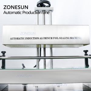 Machine de capsulage de remplissage de liquide de lait de yaourt de bouteille automatique de bureau de ZONESUN avec la ligne de production de Machine de cachetage de papier d'aluminium - Product Image 4
